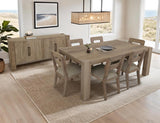 Luma Wooden Chair - Modern Minimalist Design with Ivory Upholstery