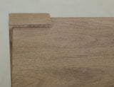 4 Door Melina Wood Console - Luma Sand-Brown Storage Furniture