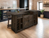 Dutton 30" Barstool - Rustic Industrial Design Wood & Metal