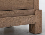 2 Drawer Nightstand - Modern Rustic Mango Wood | Atenas