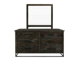 Dark Teak Collection Mirror | Mango Wood & Engineered Teak