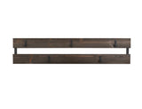 Dutton Collection Pine Wood Coat Rack & Bench - Dark Rustic Hall Tree