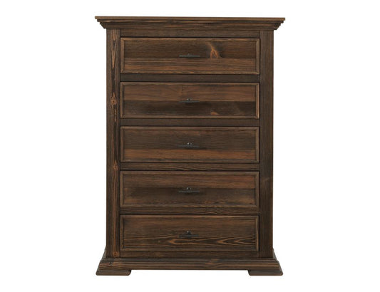 5 Drawer Chest - Solid Wood Storage with Modern Design