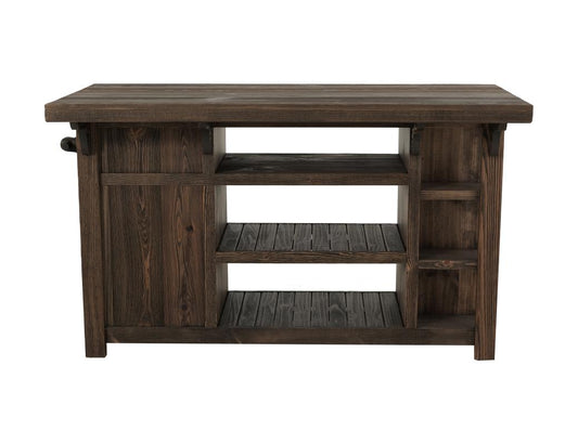 Dutton 2 Drawer Kitchen Island - Country Cottage Style Storage