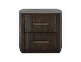 Black Balam 2 Drawer Nightstand - Modern Sustainable Wood