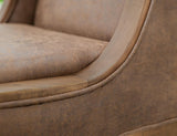Wooden Upholstered Chair - Mezquite Collection Solid Melina Wood
