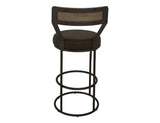 Xel-Ha 24" Upholstered Barstool | Industrial & Rustic Design