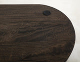 2 Drawer Black Balam Desk - Modern Handcrafted Mango & Teak Wood