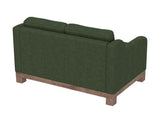 Wooden Frame Loveseat | Samba Collection Traditional Furniture