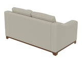 Natural Parota Wooden Frame Loveseat | Elegant Two-Seat Sofa