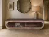 Balam Wooden Bench with Cushioned Seat - Mango & Teak