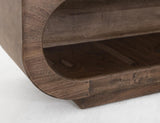 Balam Wooden Bench with Cushioned Seat - Mango & Teak