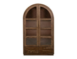 2 Drawer & 2 Glass Door Cabinet | Balam Collection Showcase Storage