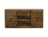 7 Drawer Mango & Teak Wood Console | Balam Collection