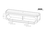 Balam Wooden Bench with Cushioned Seat | Mango & Teak