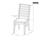 Balam Wooden Dining Chair - Melina Wood, Elegant Design