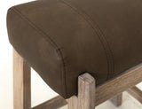 Balam 24" Melina Wood Stool - Durable & Stylish Seating