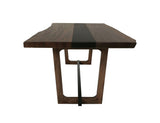 Riverwood Parota Wood Dining Table | Modern Epoxy Resin Design