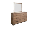 6 Drawer Dresser - Natural Parota Collection | Sophisticated Storage