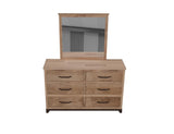 6 Drawer Dresser - Natural Parota Collection | Sophisticated Storage