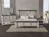 Farmhouse Chic Mirror - Stone Collection Solid Pine Wood