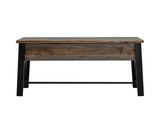 Counter Height Sofa Table | Loft Brown Collection Pine Wood