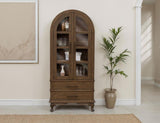 2 Drawer 2 Door Cabinet - Handcrafted Arlette Pine Wood Bookcase