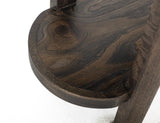 4 Shelf Black Balam Bookcase | Handcrafted Mango & Teak Wood