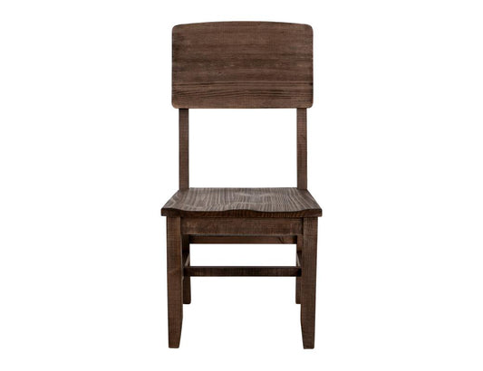 Sahara Wooden Chair - Solid Wood Dining Chair with Caramel Finish