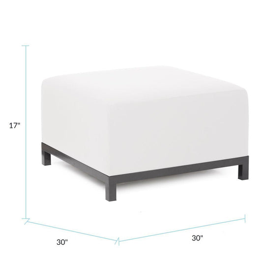 Axis Ottoman Seascape Natural Slipcover -Cover Only