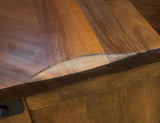 5 Drawer Chest - Parota Wood Collection with Metal Details