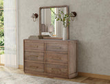 Mesquite Collection Handcrafted Mango Wood Mirror | Statement Piece
