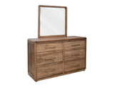 6 Drawer Dresser - Handcrafted Mango Wood Mezquite Collection