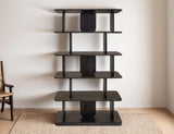 5 Shelf Mezquite Bookcase - Mango Wood Dark Finish