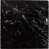 Lucca End Table - Handcrafted Marble Elegance with Art Deco Design and Fluted Base for Luxe Living
