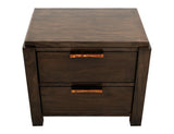 Rarámuri 2 Drawer Nightstand | Solid Wood Bedside Table