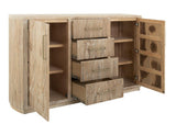 4 Drawer & 2 Door Buffet | Balam Mango & Teak Wood Collection