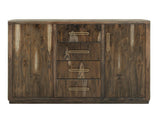 4 Drawer & 2 Door Buffet | Handcrafted Mango & Teak Wood
