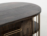 2 Drawer 4 Door 6 Shelf Kitchen Island | Balam Mango Teak