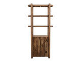 Balam Wall Unit with Fireplace | Handcrafted Mango & Teak Wood