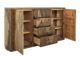 4 Drawer & 2 Door Buffet | Balam Mango & Teak Wood Collection