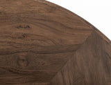 Black Balam Round Dining Table 47 - Handcrafted Mango & Teak