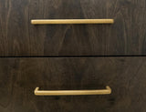 2 Drawer Nightstand | Dark Mango Wood Bedside Table