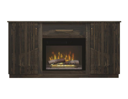 Mesquite 70" Fireplace - Electric Heating Unit for Modern Homes
