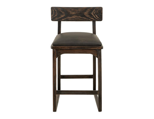Upholstered Barstool 30" - Balam Melina Wood Stools