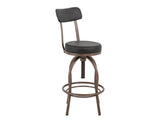 Adjustable Upholstered Barstool 24-30" | Altea Modern Design