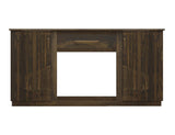 Mesquite 70" Fireplace - Electric Heating Unit for Modern Homes