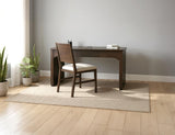 Mezquite Wooden Chair - Sustainable Mango Wood with Faux Leather