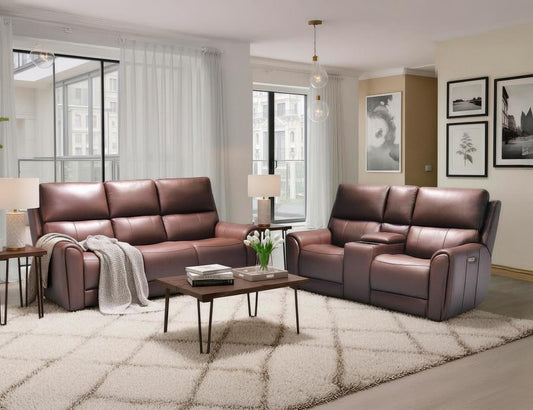 P2 Sofa with Down Blend Dark Brown | Modern Living Room Furniture