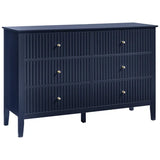 Wholesale 47" 6-Drawer Fluted Dresser, Eco-Friendly & Water-Resistant